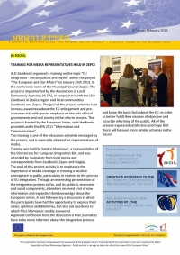 THIRD ISSUE OF NEWSLETTER PUBLISHED AS A PART OF „THE EUROPEAN AND OUR AFFAIRS“ PROJECT